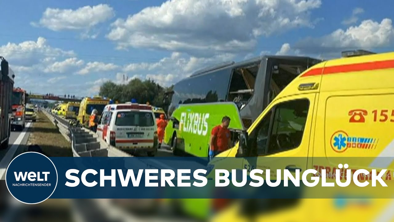 CRASH MIT ZWEI REISEBUSSEN: Ein Fahrer Tot und 76 Verletzte in Tschechien