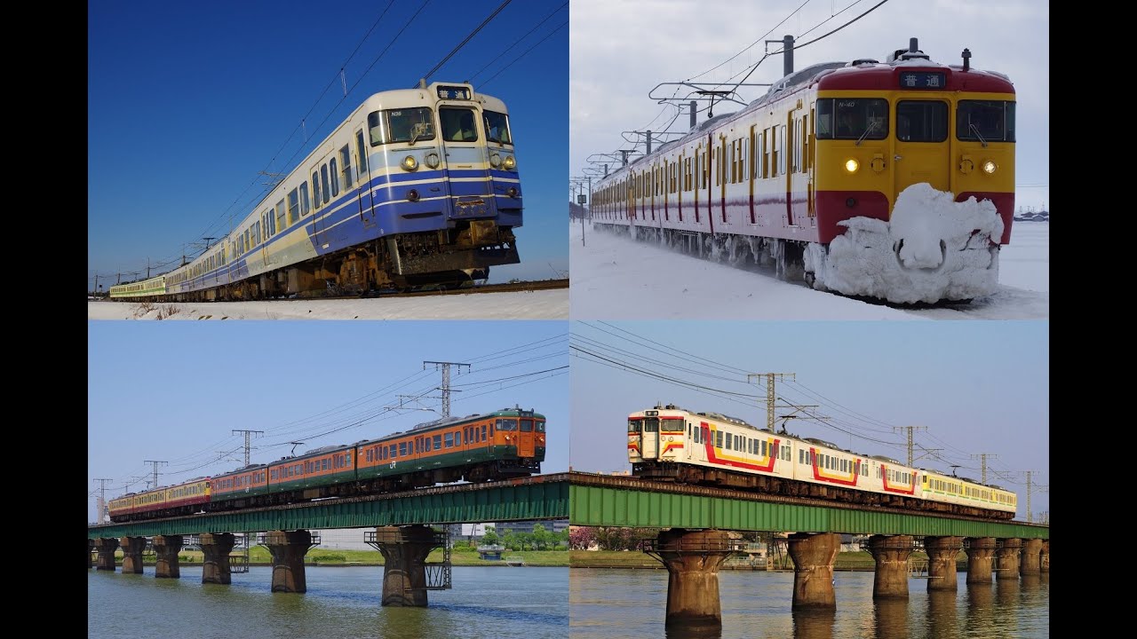 新潟115系6連走行動画集