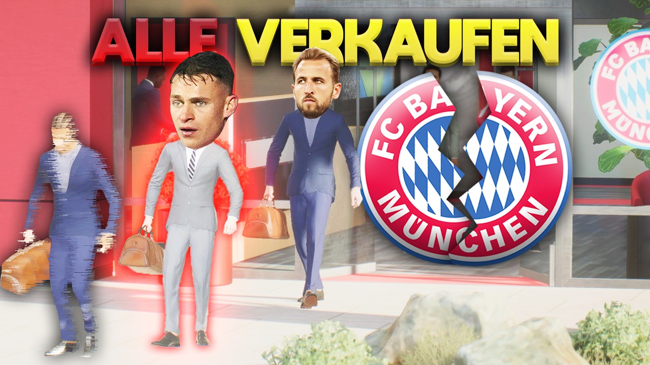 ALLE BAYERN SPIELER VERKAUFEN und danach TRIPLE mit KRASSESTEM TEAM HOLEN!! 🏆⚠️ EA FC 24 Karriere
