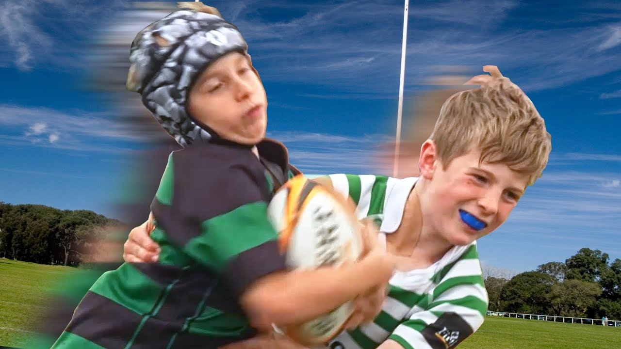 These rugby kids are BEASTS on the field!