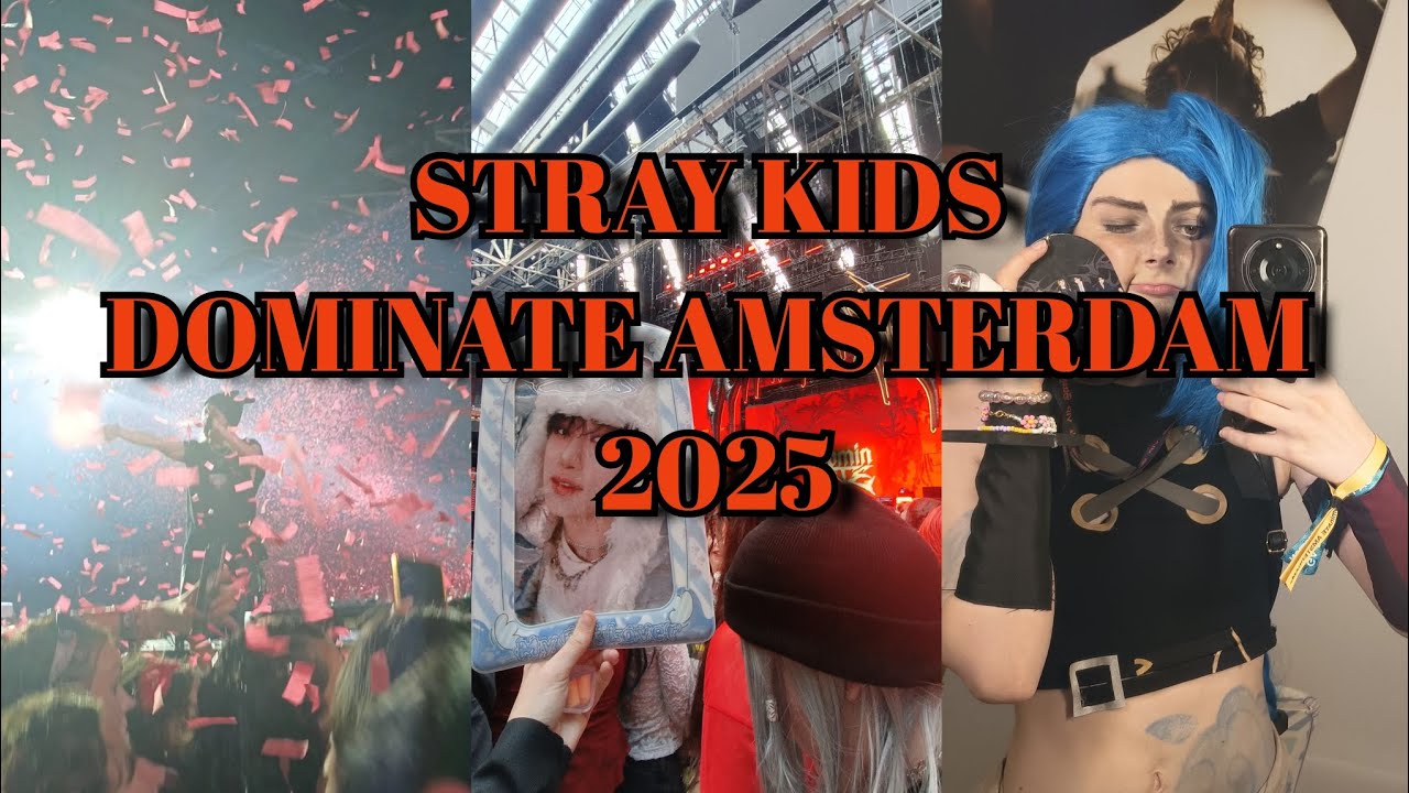 Stray Kids Dominate | Amsterdam | Jinx at Stray Kids Concert | Vlog
