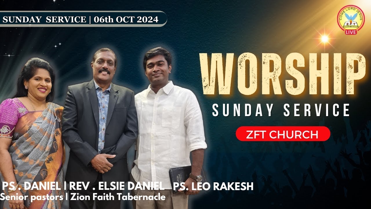 Sunday Service & Worship | Rev. Elsie Daniel | Ps. Daniel Prabakaran | Ps. Leo Rakesh | LIVE