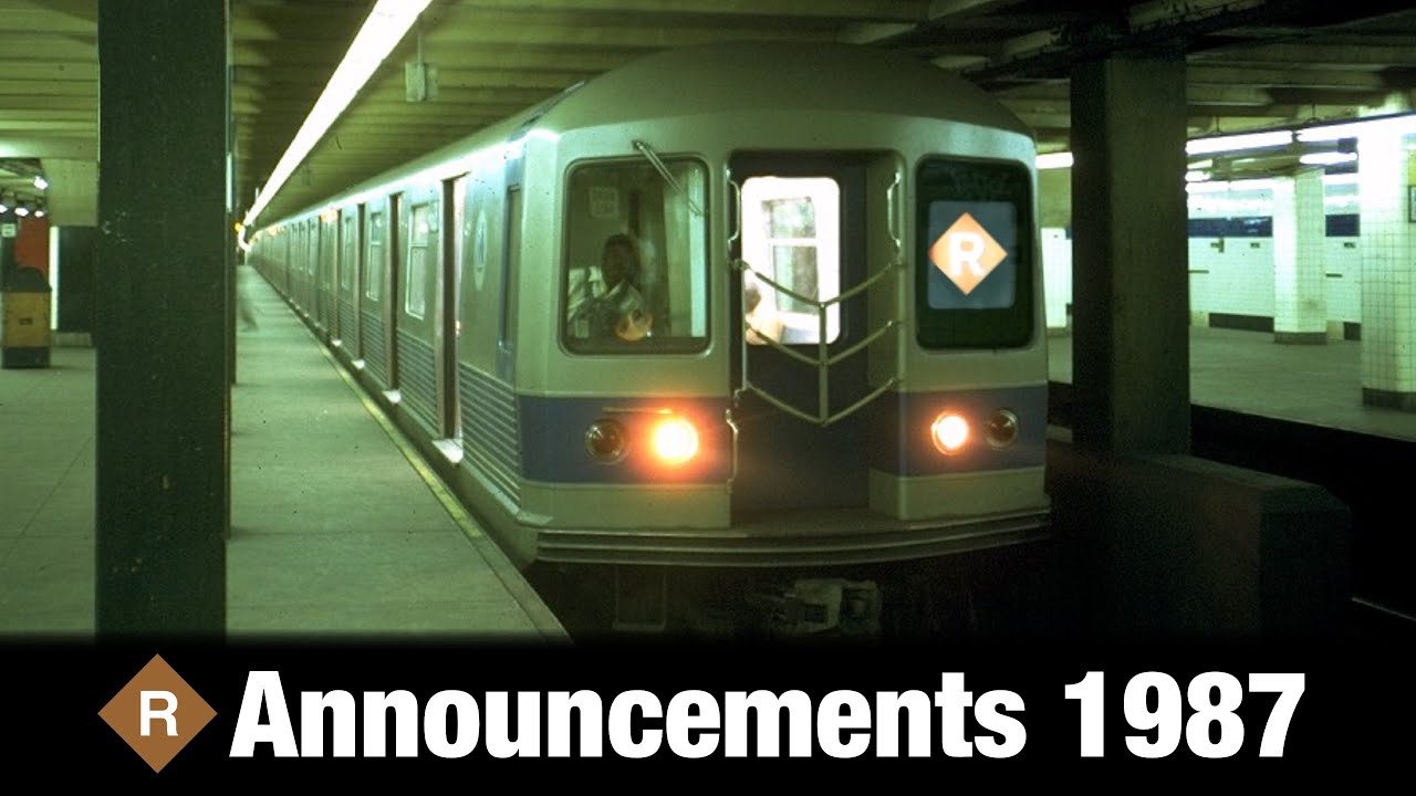 Diamond R Train Announcements 1987