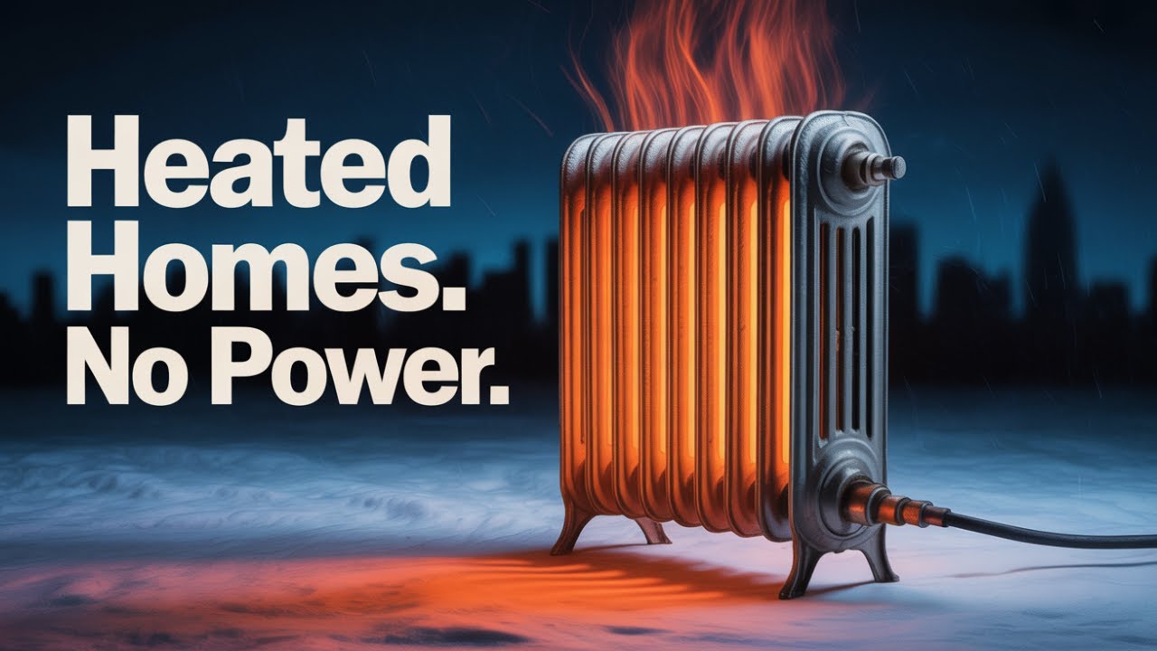 This 1940s Radiator Trick Heated Entire Homes During Blackouts — No Electricity Needed