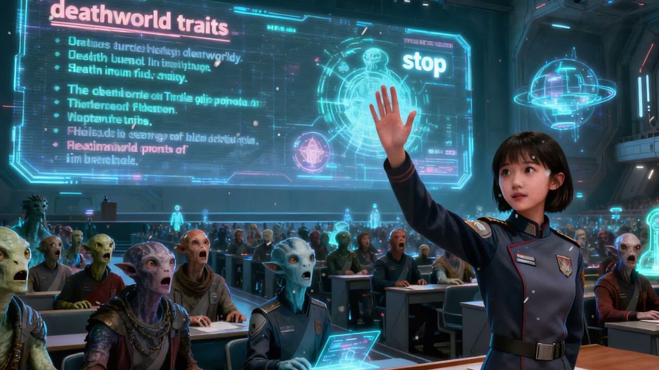 The Academy Listed Deathworld Traits The Human Raised Her Hand “Stop ” HFY Sci Fi