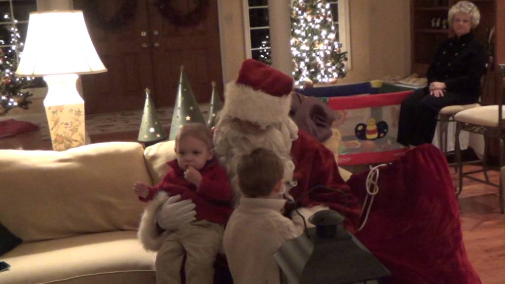 Santa visits Jan's house