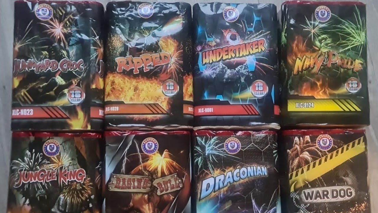 sungsong set van loots vuurwerk