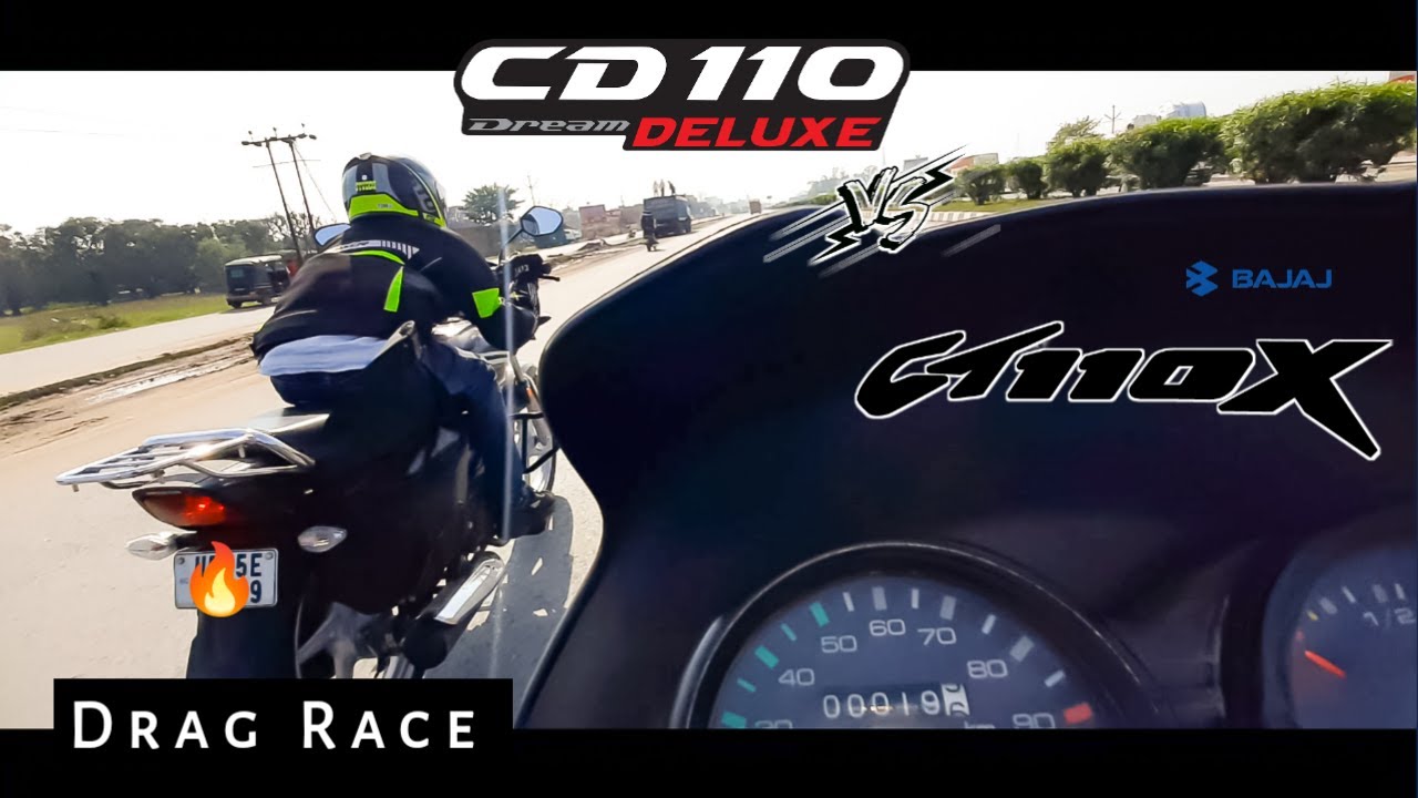 Honda CD 110 BS6 Vs Bajaj CT 110X | Drag Race | Most Awaited Video | Shocking Results 😱⚡