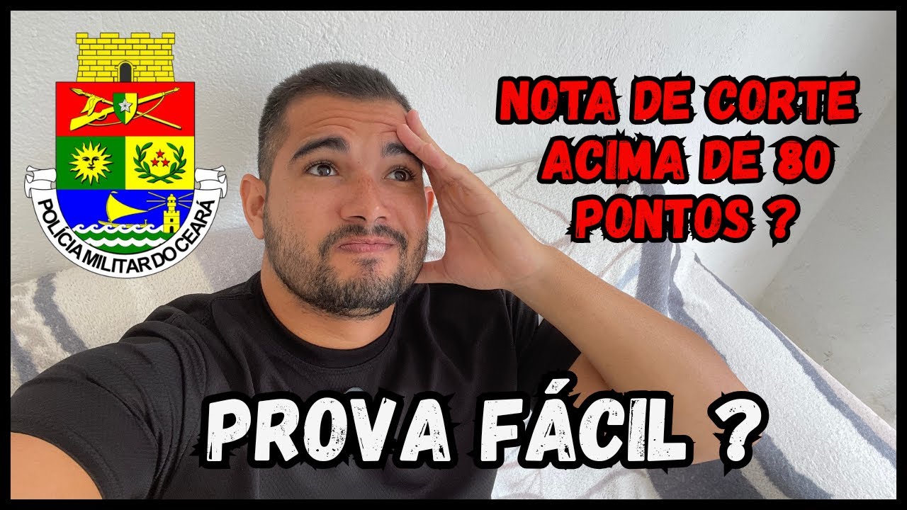 PMCE | O QUE ACHEI DA PROVA | POSSÍVEL NOTA DE COTE !