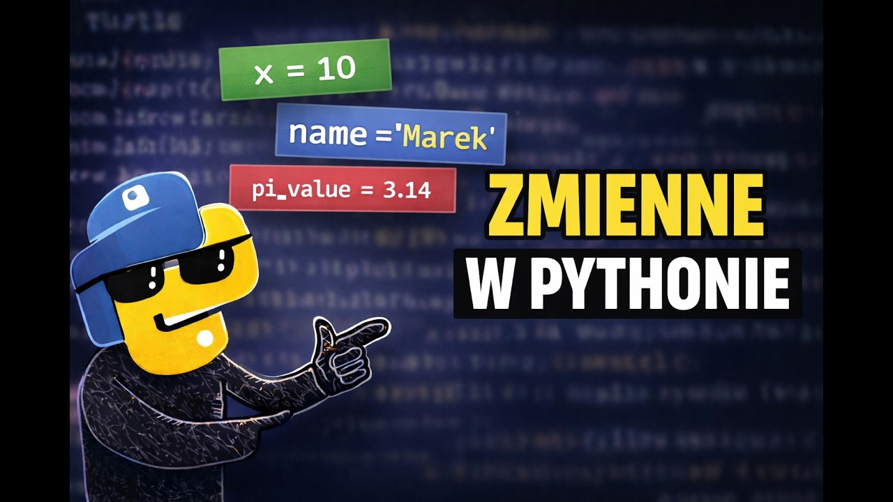 Zmienne i typy danych [Python] odc.1 z serii podstaw Pythona