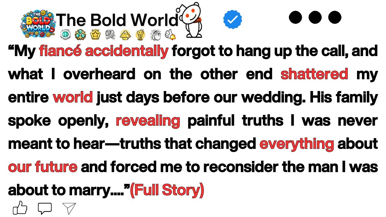 My fiancé accidentally forgot to hang up the call, and what I overheard on the other end shattered