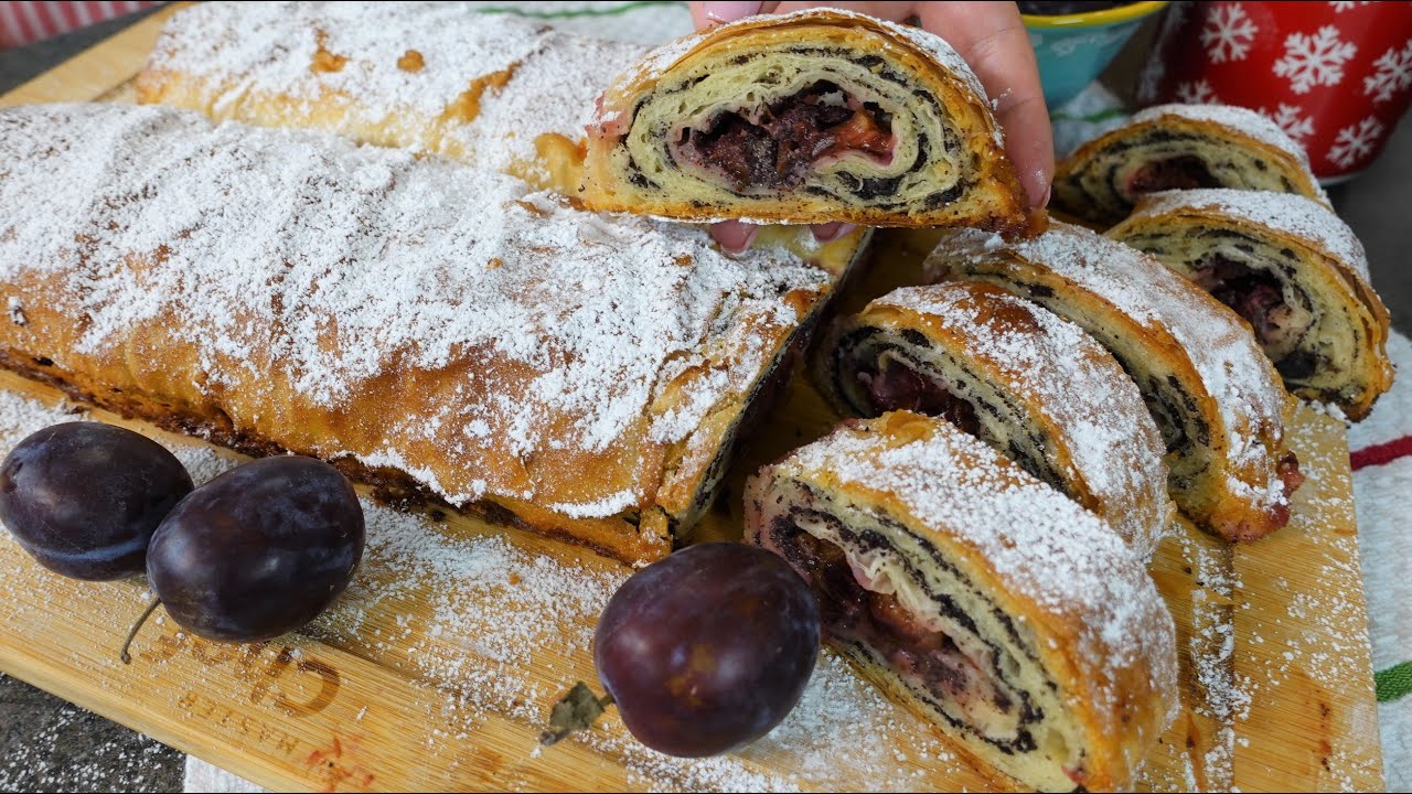 CARSKI ZALOGAJ SA SLJIVAMA - Bez mesenja, napravi i peci - sve namirnice imamo kod kuce