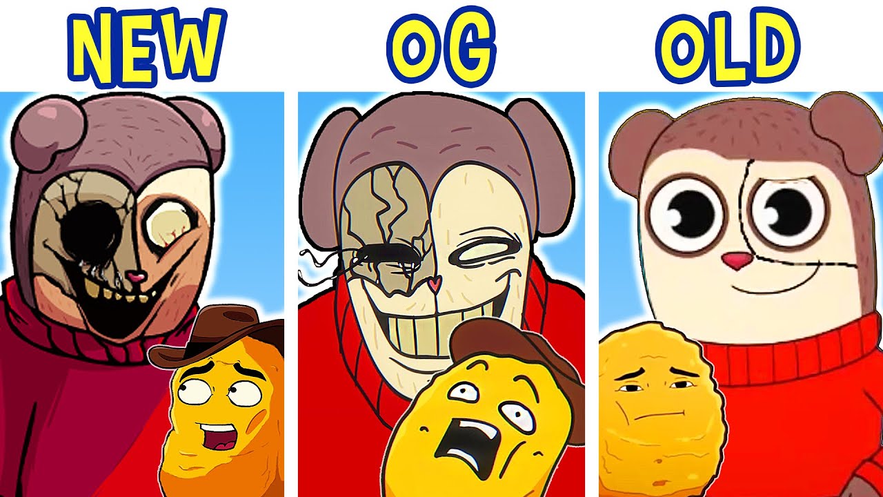 Friday Night Funkin' TWIDDLEFINGER | Old VS Original VS New (MAX vs Gegagedigedagedago Nugget)