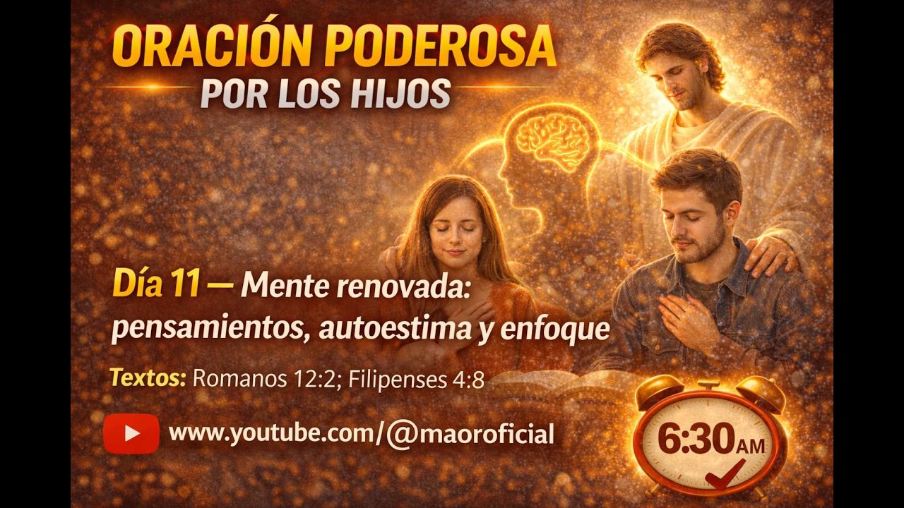 ROMPIENDO PENSAMIENTOS NEGATIVOS EN MIS HIJOS | Día 11/21 Oración Poderosa