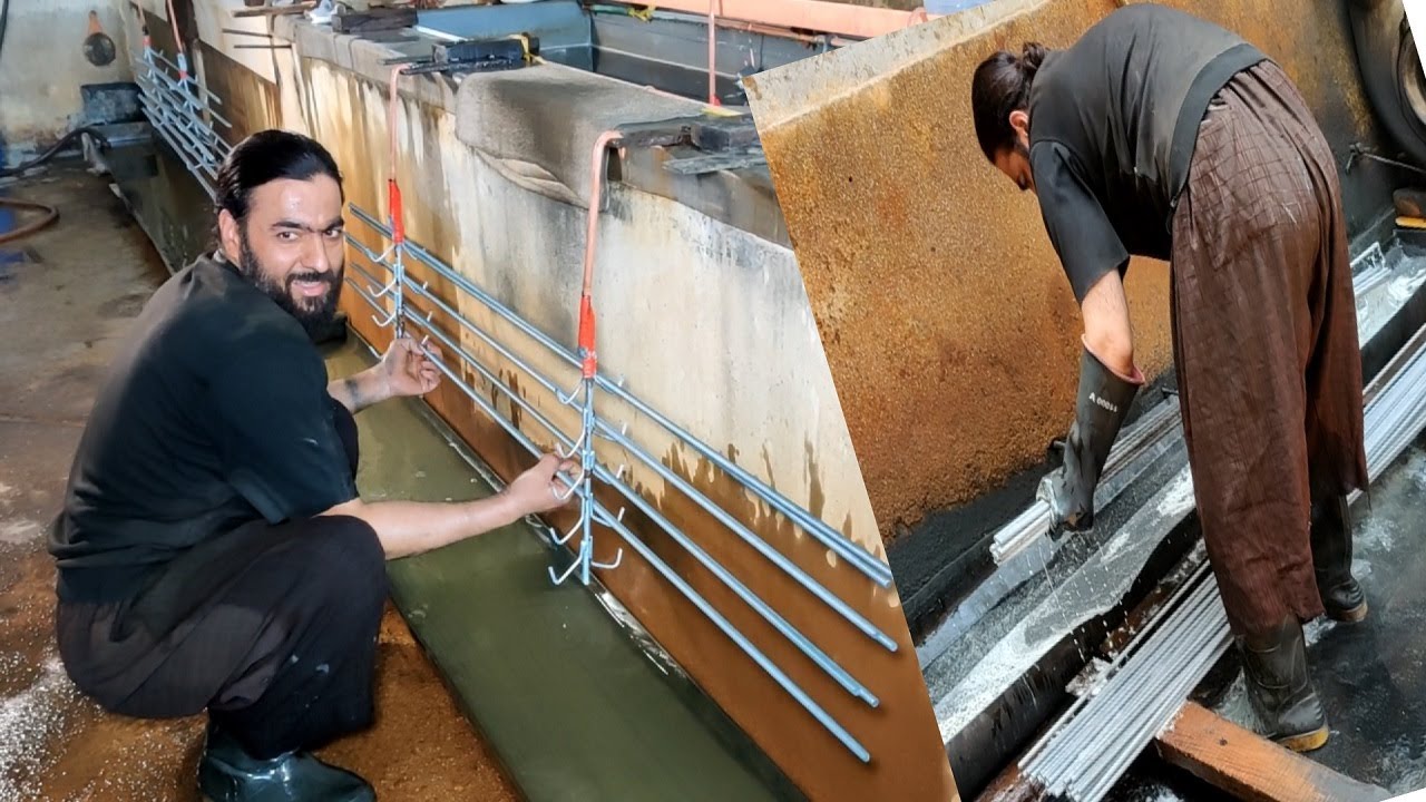 How A Long Threaded Rod Made in Factory with Amazing Process