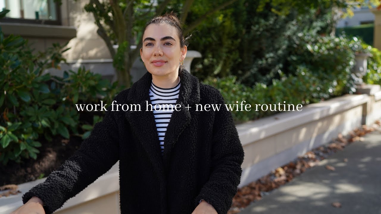 Vlog working from home as a new wife!