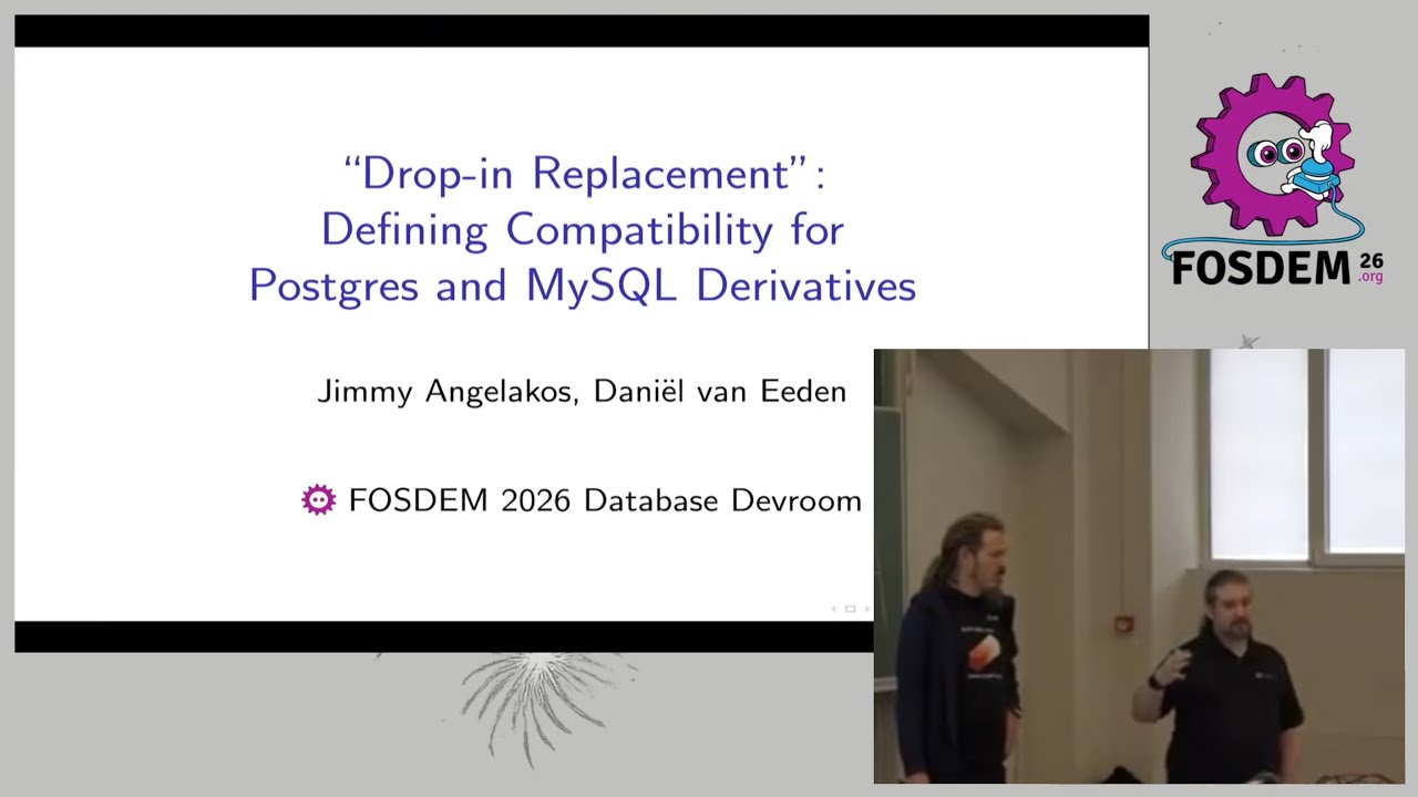 «Внедрение без доработок»: Определение совместимости производных от Postgres и MySQL [FOSDEM 2026]