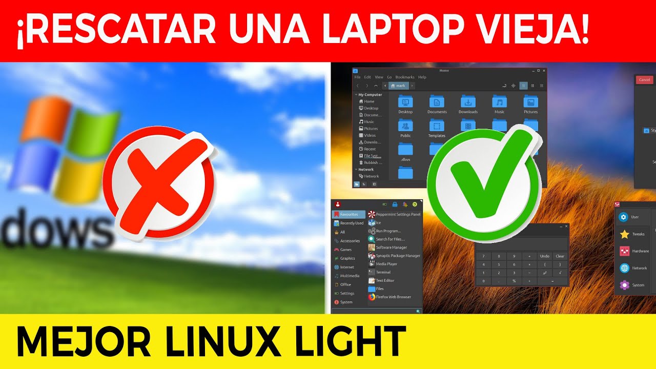 El Mejor Linux para una Laptop Vieja  ⌨️
