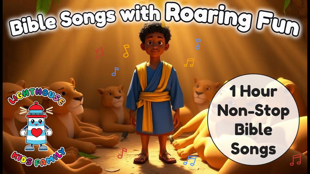 1 Hour of Animated Bible Songs | Sing-Along Fun! | Lighthouse Kids Family | Non-Stop Christian Music