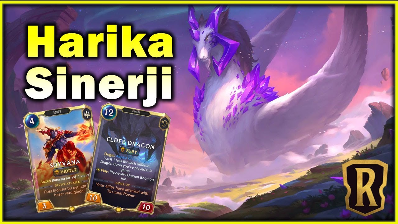 Shyvana ve Kadim Ejder Metayı Sırtladı!!!  Legends Of Runeterra (LoR)