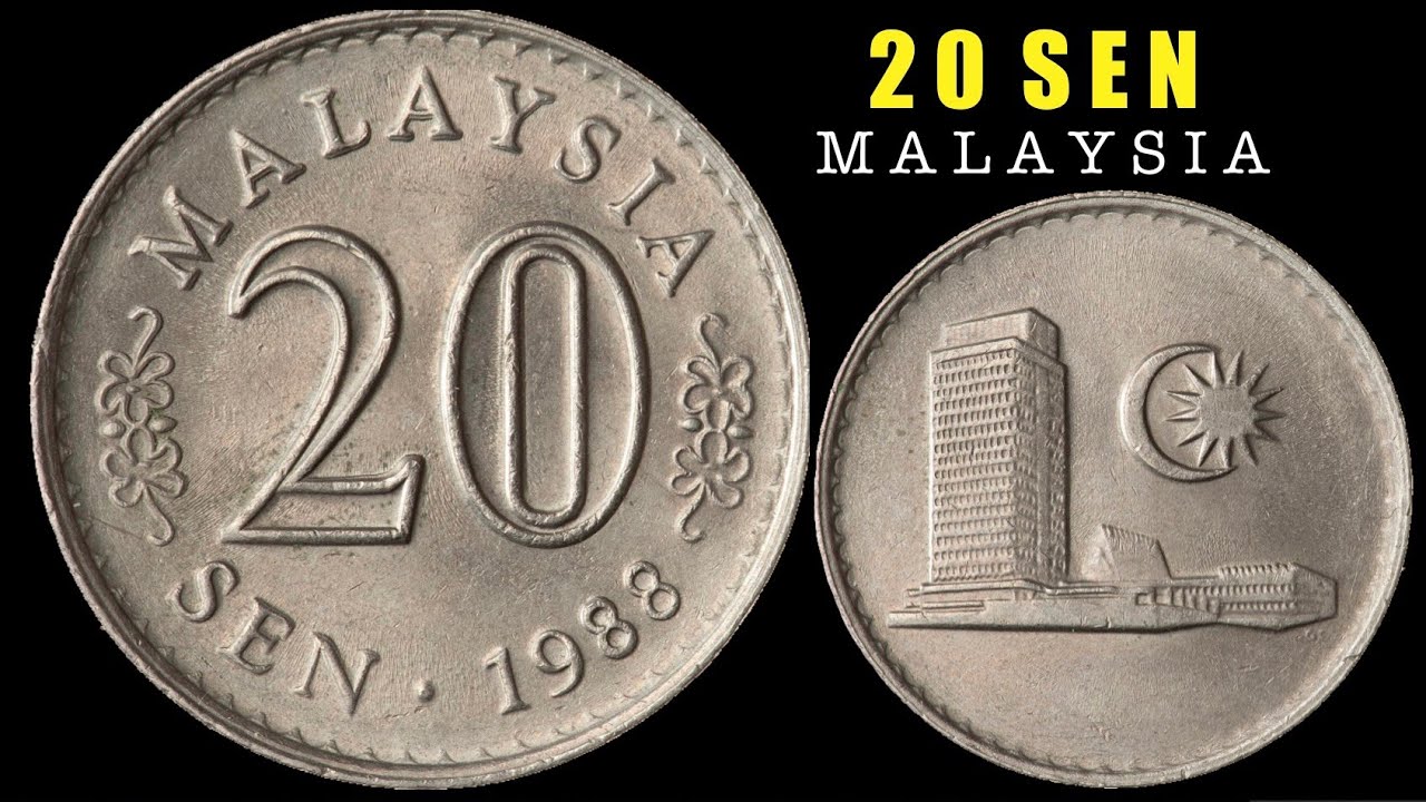 20 Sen 1988 Coin of Malaysia - Value and History