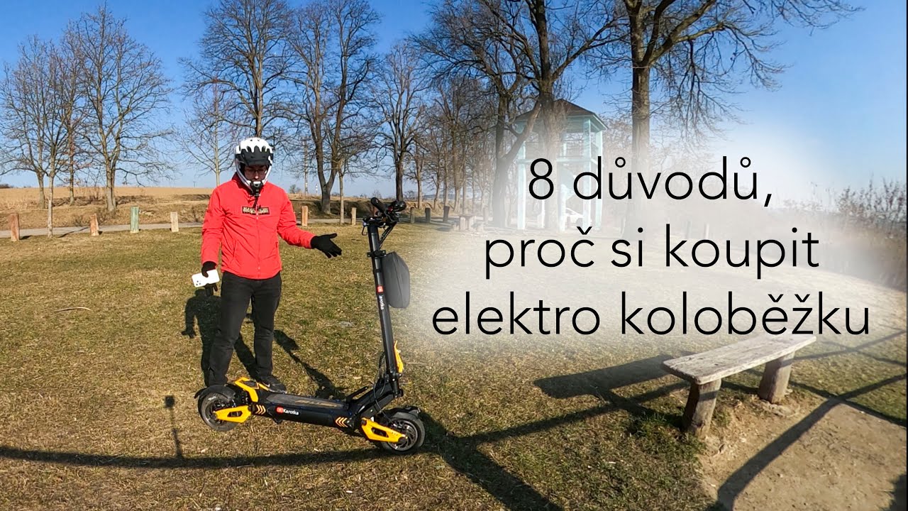 8 důvodů, proč si koupit elektro koloběžku 🛴👌