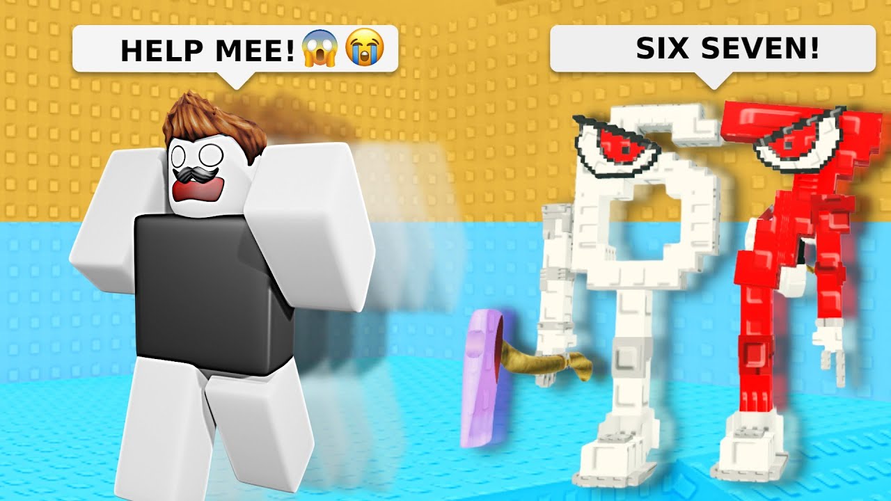 ROBLOX Run From 67 Obby Смешные моменты (BRAINROT 6)