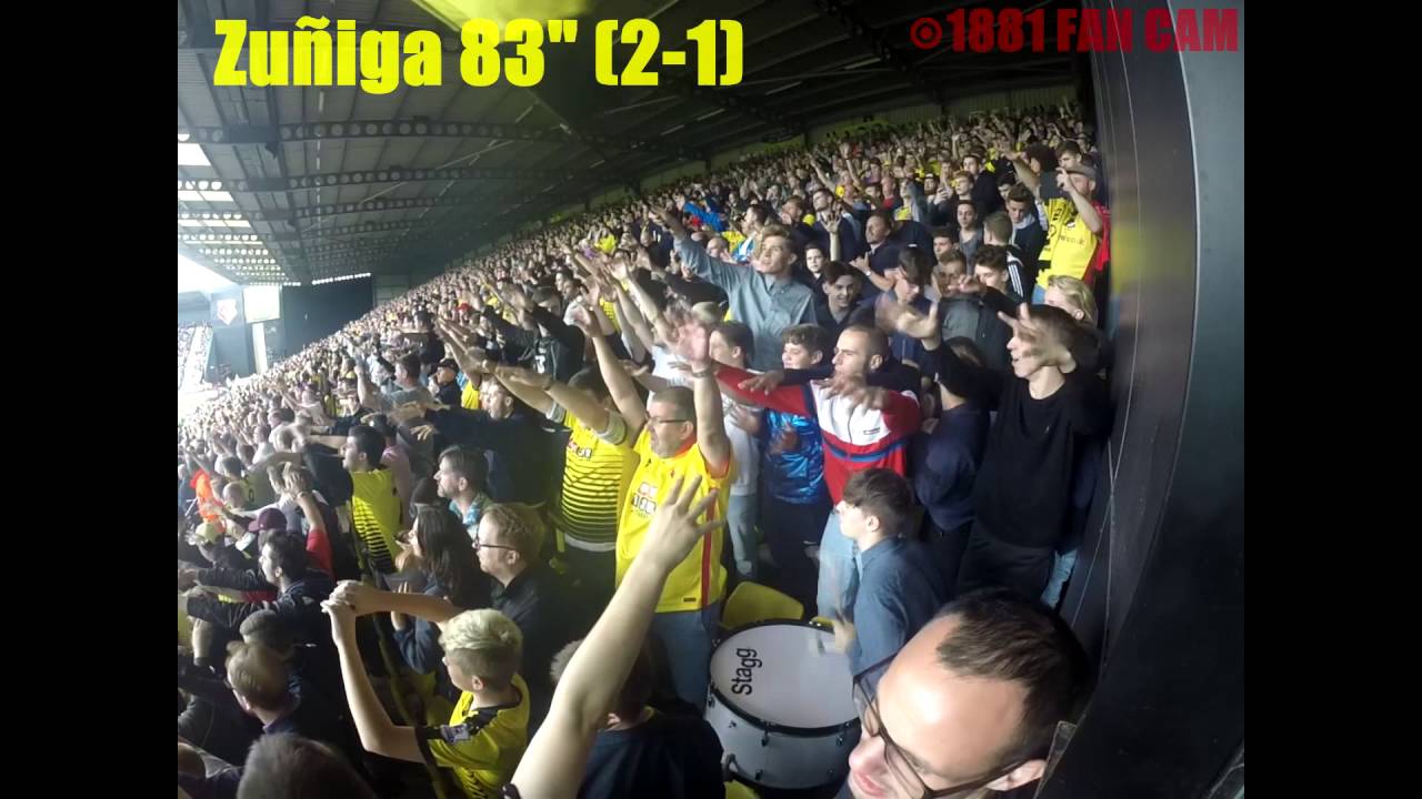 Watford FC Fan Cam - Man United (H) 2016 - The1881