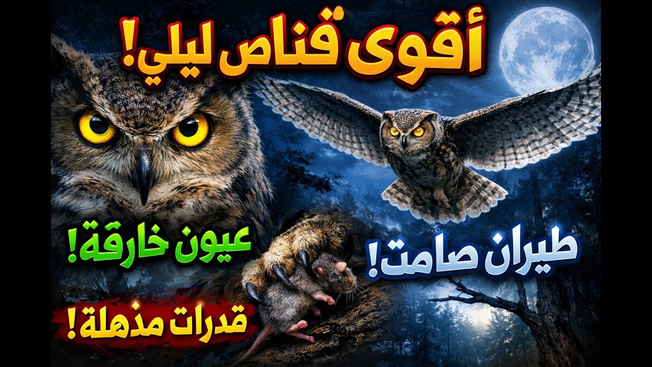 أسرار البومة: أعظم صياد ليلي في الطبيعة!