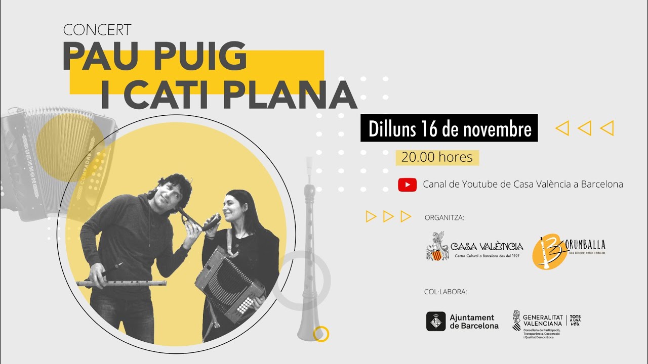 Cati Plana i Pau Puig a Casa València