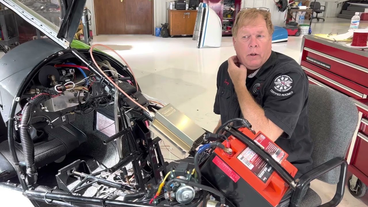 Trig VHF radio install in Titan Tornado SS experimental airplane  #trig #flying #titantornado