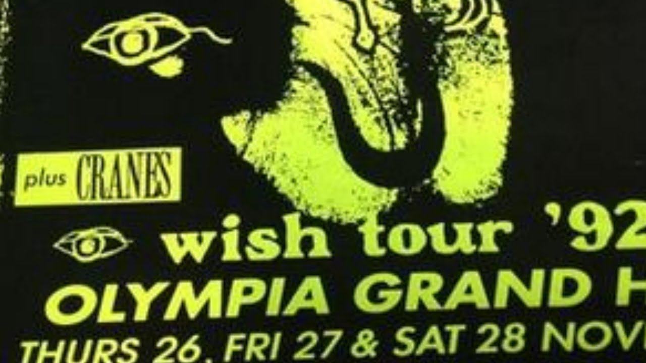 Cranes - Olympia Grand Hall, London, UK, 27 nov 1992 LIVE