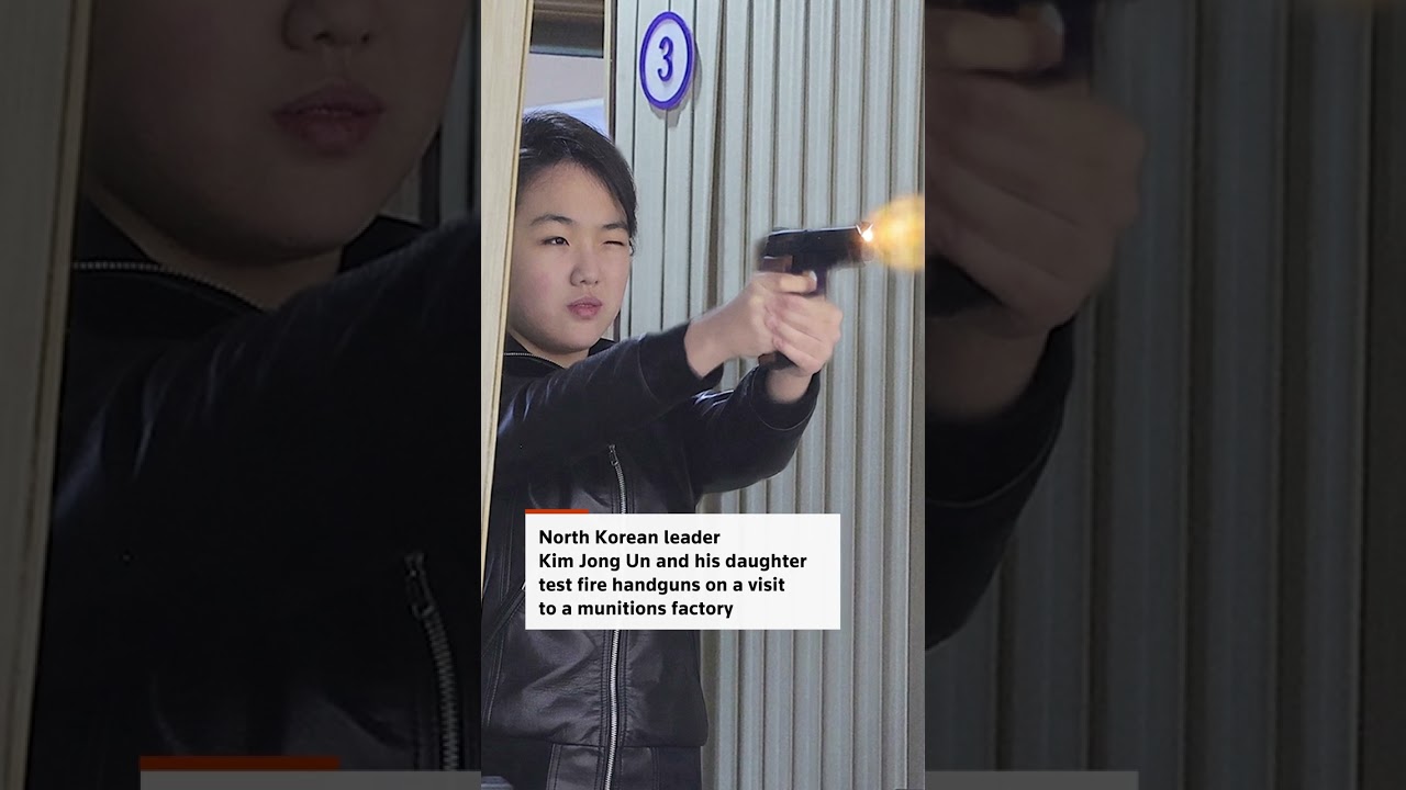 Kim Jong Un tests handguns with daughter: KRT