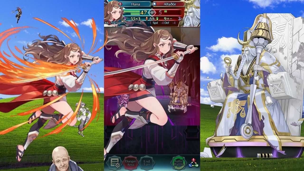Fire Emblem Heroes: 1 Stars vs Abyssal Alfaðör and Váli