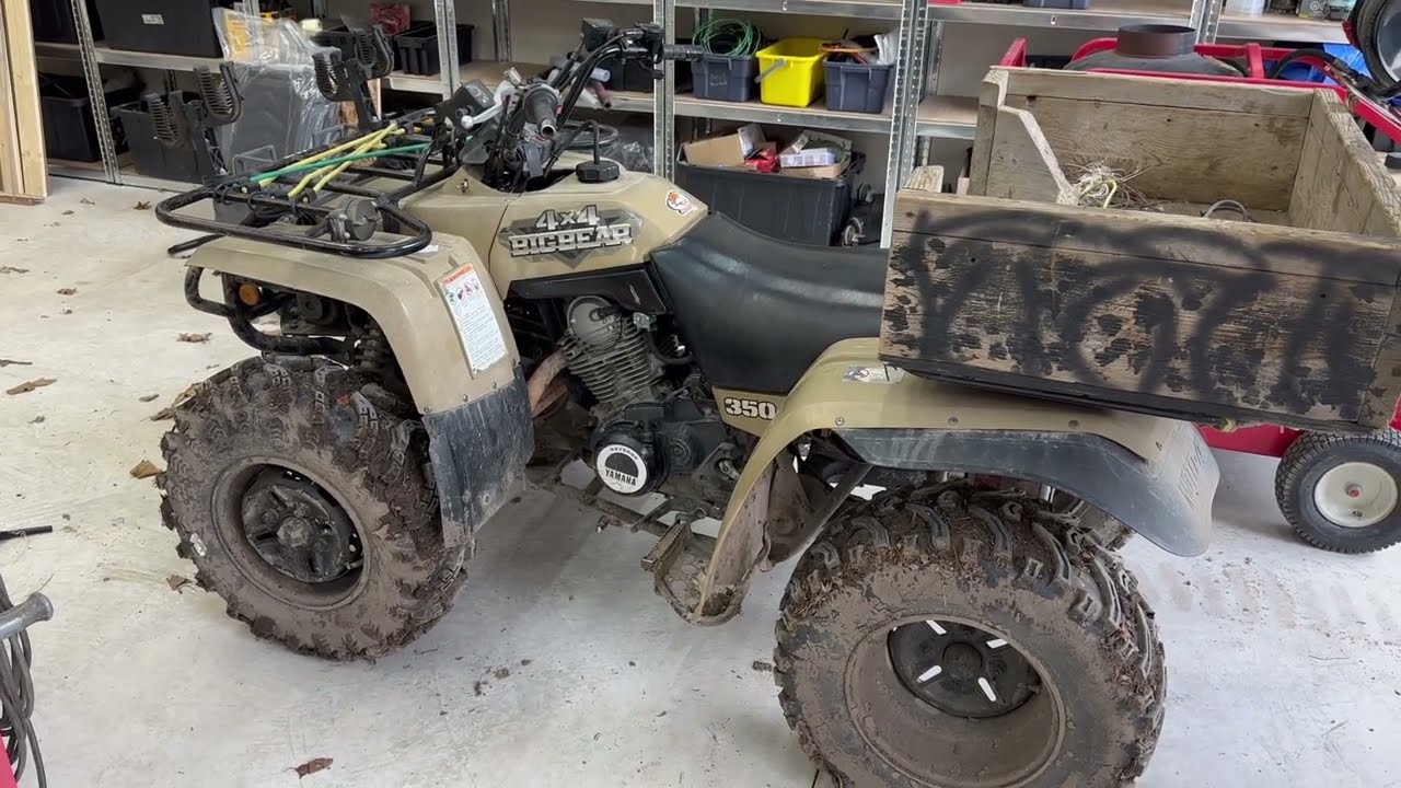 «Как проверить и заменить стартер квадроцикла Yamaha Big Bear 350»