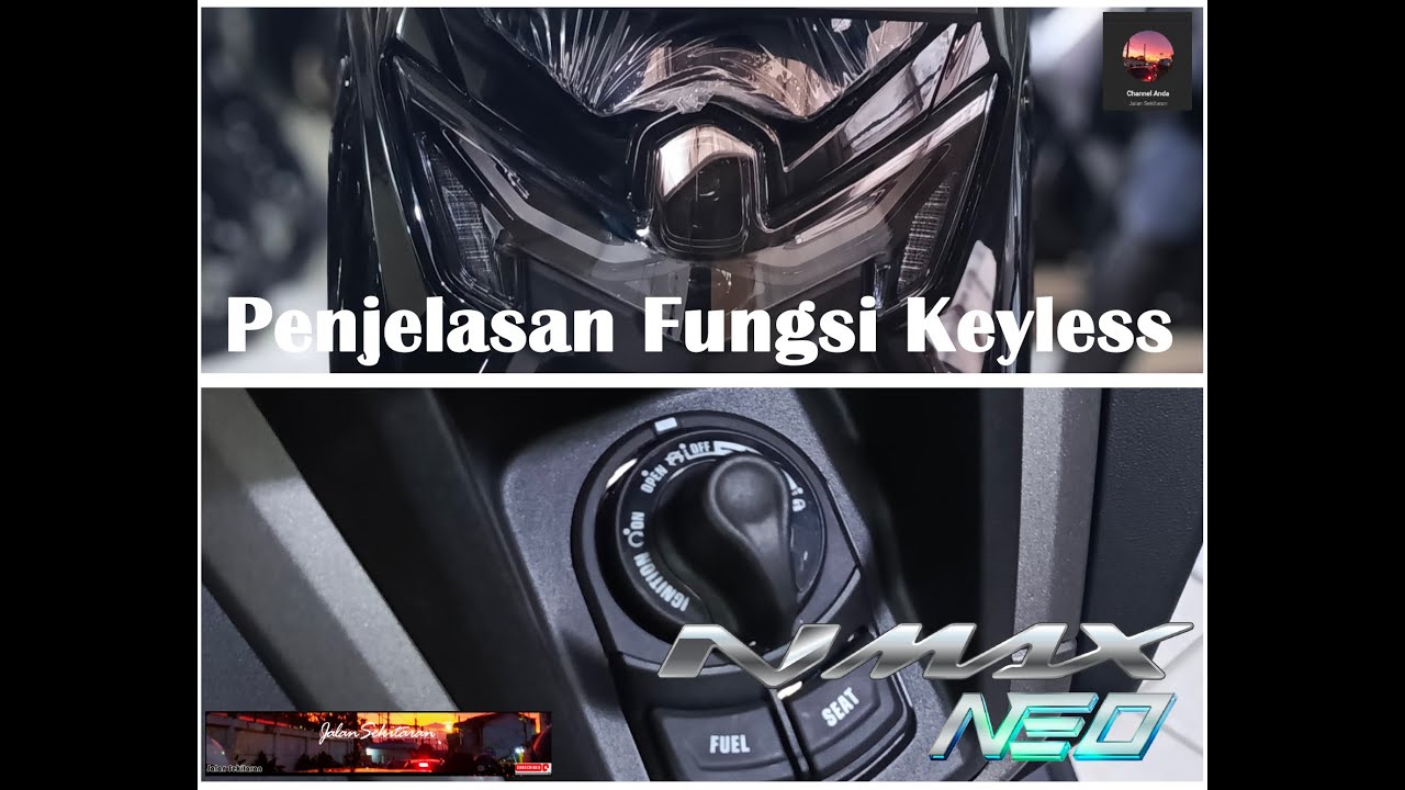 CARA MENGGUNAKAN KUNCI KEYLESS Yamaha NMAX NEO S #NMAX #YAMAHA @JalanSekitaran