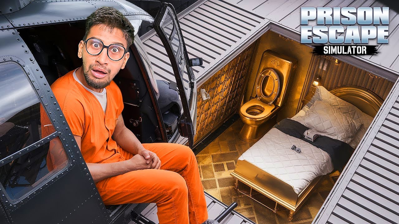 FINALLY!! HELICOPTER ESCAPE FROM A LUXURIOUS PRISON CELL