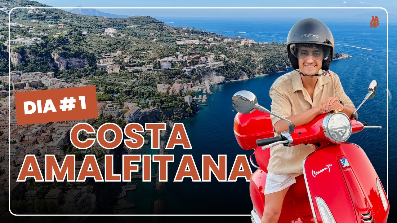 Recorrimos la costa amalfitana en motorino | Vlogueando por Italia #5