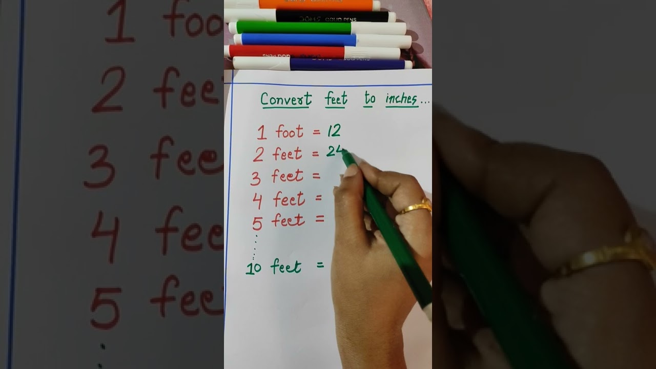 Shorts | Conversion | Feet To Inches | Socho And Batao | EDUCATION WORLD WITH PINKY ✔️