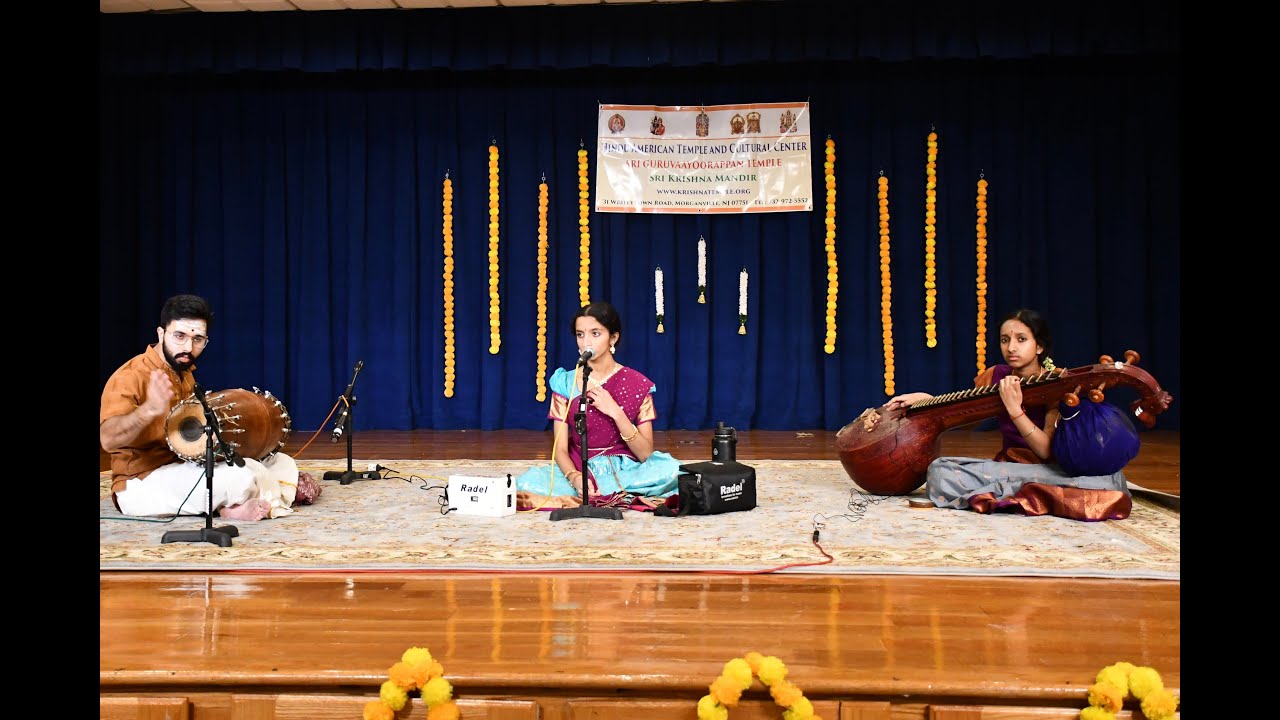 Excerpt from Margazhi Music Festival - Guruvaayoorappan temple NJ - 2025-2026