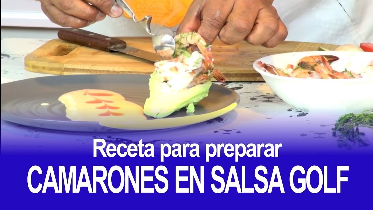 C&oacute;mo preparar CAMARONES EN SALSA GOLF receta f&aacute;cil y barata