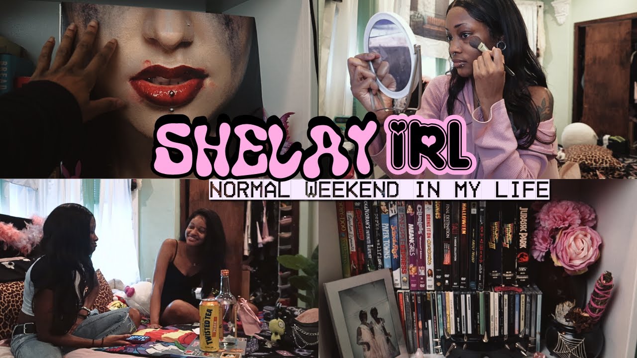 ♡☠︎︎ weekend vlog ☠︎︎♡ knuckle puck concert, cd collection, new room decor | shelayirl