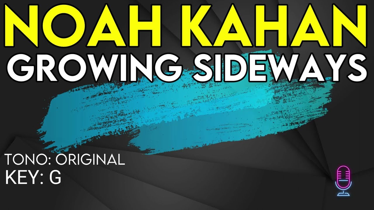 Noah Kahan - Growing Sideways - Karaoke Instrumental