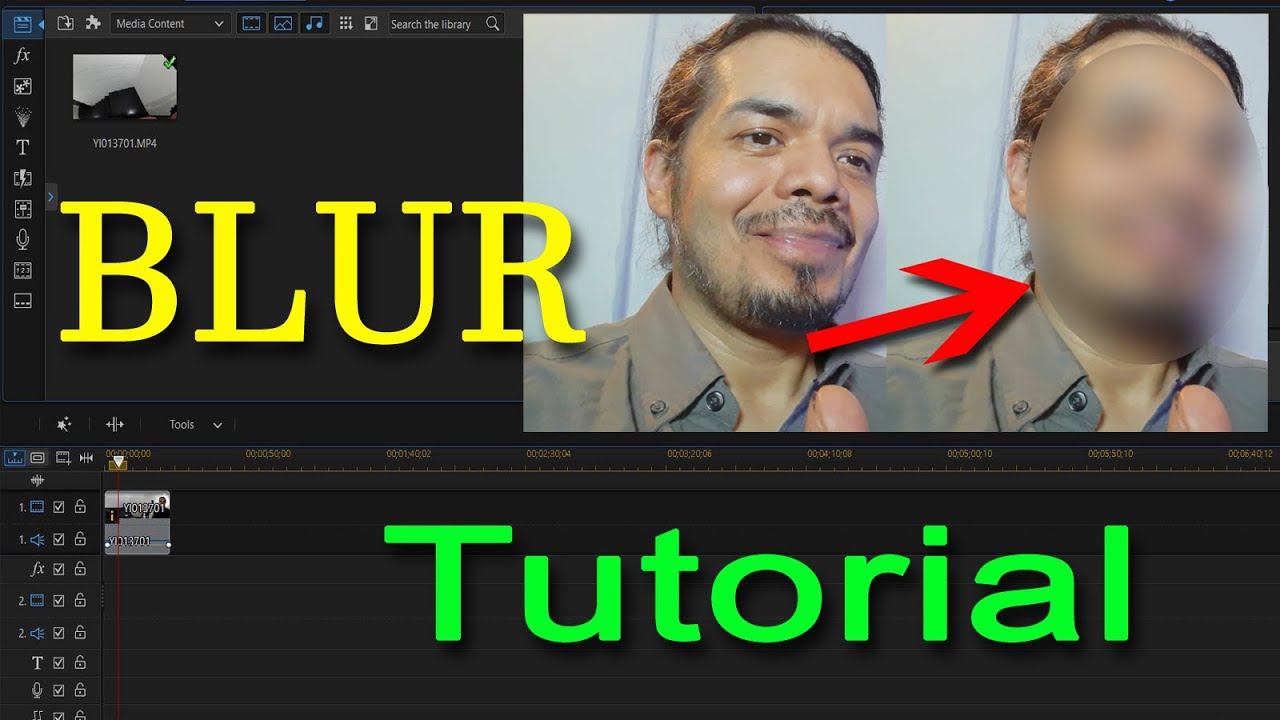 How to blur a face using Motion Tracker PowerDirector 15 and more
