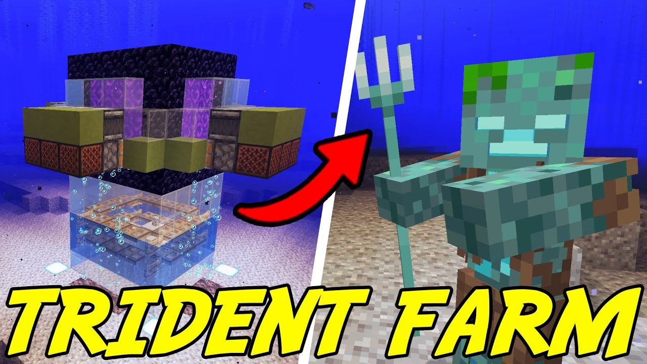 TRIDENT FARM I MINECRAFT 1.14+ | Lets Play S4E47 med SoftisFFS
