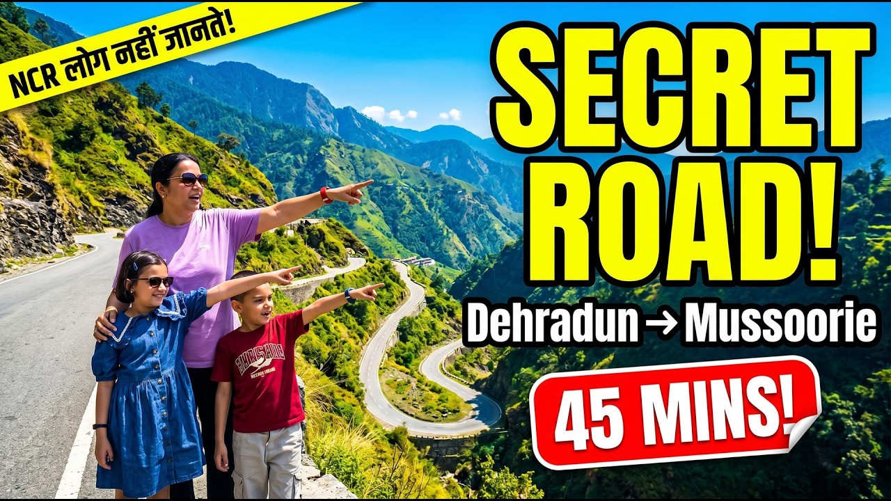 Dehradun to Mussoorie Secret Route (Zero Traffic, Zero Crowds!)