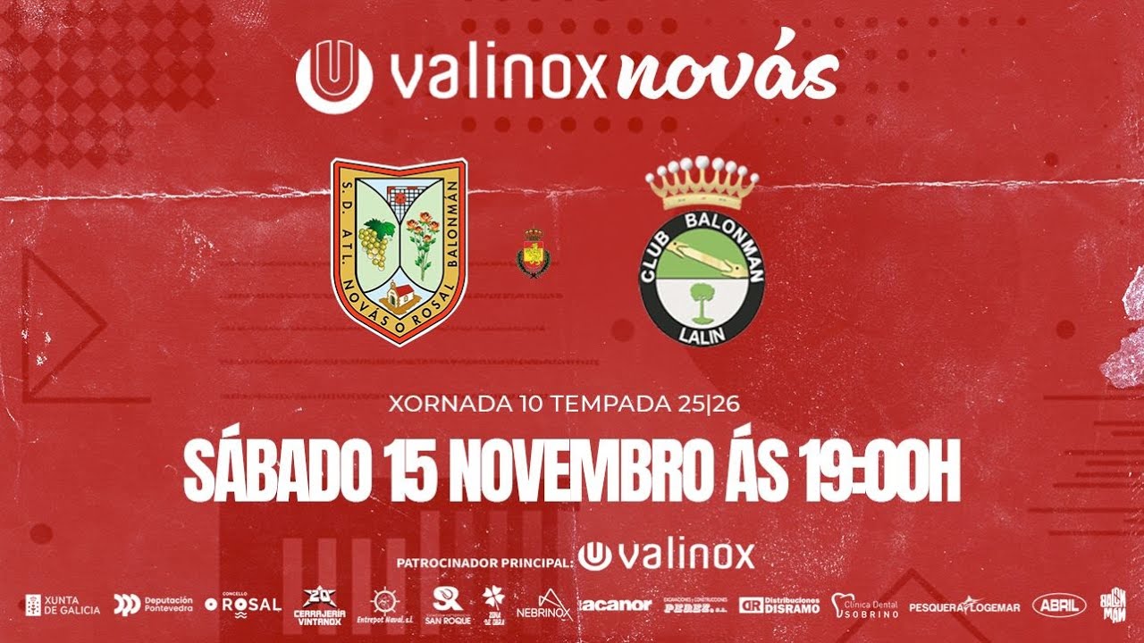 Valinox Nov&aacute;s & Disiclin Balonman Lal&iacute;n 15/11/25