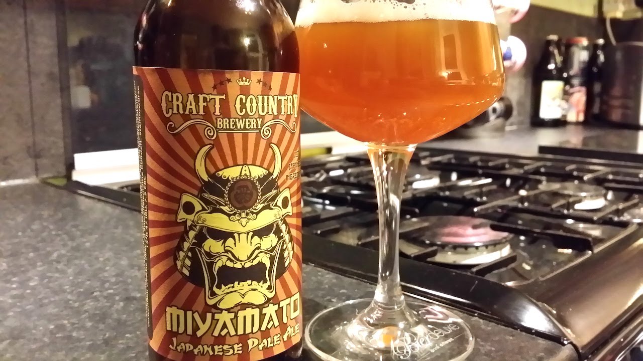 (4K) Craft Country Brewery Miyamato Japanese Pale Ale | Austrian Craft Beer Review