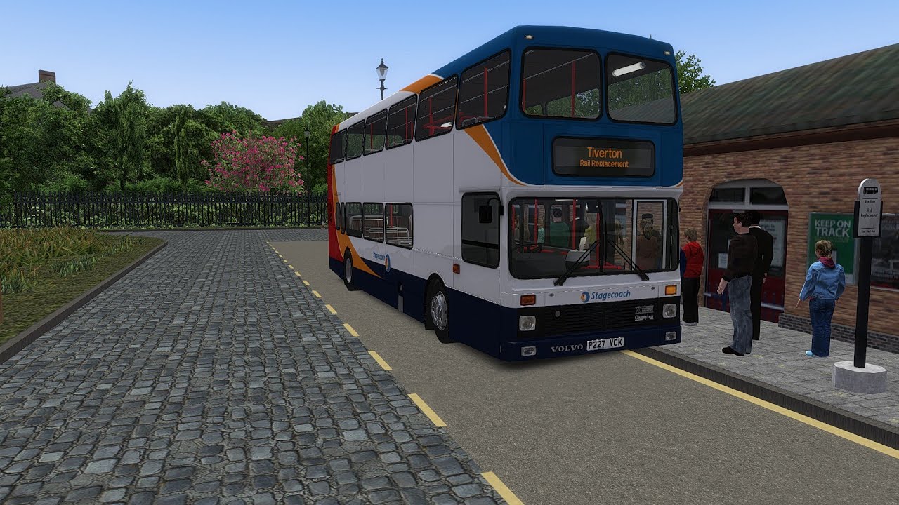 OMSI 2 - V3D Volvo Olympian LWB (Sound fix) - YC3 - Rail Replacement