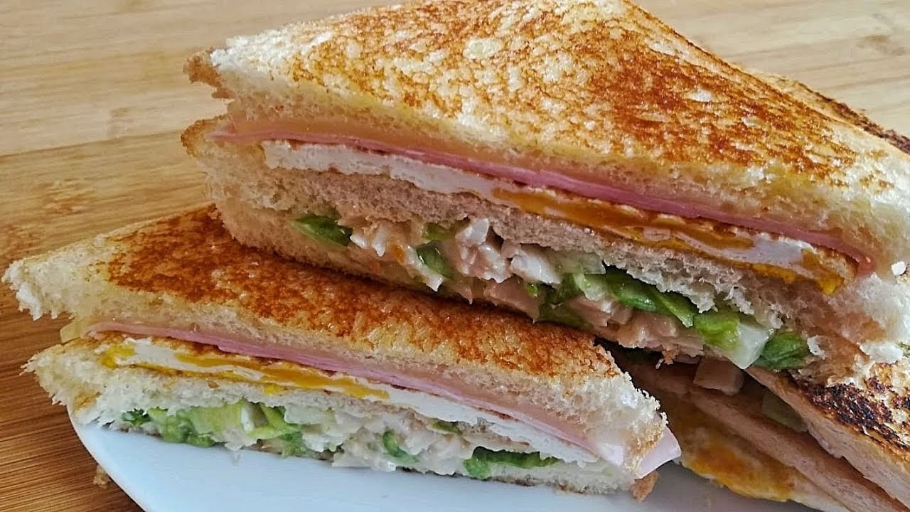 Sandwich de pollo, fácil y rápido | Emparedado de pollo | El Dulce Paladar